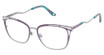 Jimmy Crystal New York Eyeglasses Tellaro Violet/VIOLET