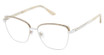Jimmy Crystal New York Eyeglasses Similan Ivory/IVORY