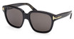 Tom Ford Eyeglasses FT1236 shiny black / smoke/01A