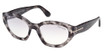 Tom Ford FT1086 coloured havana / smoke mirror/55C