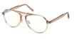 Tom Ford Eyeglasses FT5981-B shiny light brown/045