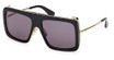 MaxMara Eyeglasses MM0119 shiny black / smoke/01A