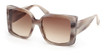 MaxMara Eyeglasses MM0131 grey/other / gradient brown/20F