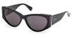 MaxMara Eyeglasses MM0132 shiny black / smoke/01A