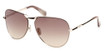 MaxMara Eyeglasses MM0134 gold / gradient brown/32F