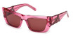 MCM Worldwide Eyeglasses MW0021 shiny fuxia / bordeaux/75S