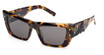 MCM Worldwide Eyeglasses MW0021 blonde havana / smoke/53A