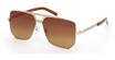 MCM Worldwide Eyeglasses MW0023-H gold / gradient brown/32F