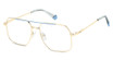 Polaroid Eyeglasses PLD D554 GOLD BLUE/0LKS
