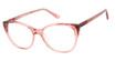 Liz Claiborne Eyeglasses L 687 PINK CRYS/08XO