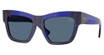 Burberry Eyeglasses BE4449F CHECK BLUE/411480
