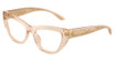 DOLCE & GABBANA Eyeglasses DG3412 TRANSPARENT CAMEL/3432