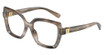 DOLCE & GABBANA Eyeglasses DG3413 STRIPED GREY/3449