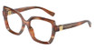 DOLCE & GABBANA Eyeglasses DG3413 STRIPED BROWN/3221