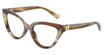 DOLCE & GABBANA Eyeglasses DG3414 STRIPED OCHRE/3446