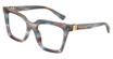 DOLCE & GABBANA Eyeglasses DG3417 STRIPED BLUE/3448