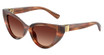 DOLCE & GABBANA DG4497 STRIPED BROWN/322113