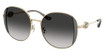 COACH Eyeglasses HC7176B CAD73 SHINY LIGHT GOLD / SMOKE/90053C