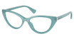 Ralph Eyeglasses RA7181U SHINY MILKY BLUE/6240