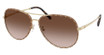 Tory Burch Eyeglasses TY6114 LIGHT GOLD/BROWN MONOGRA/336013