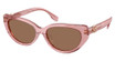 Tory Burch Eyeglasses TY7220D TRANSPARENT LIGHT PINK/202173