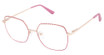 Jill Stuart Eyeglasses JS 465 SHINY ROSE GOLD/3
