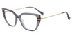 Lucky Brand Eyeglasses VLBD134 BLUE GREY CRYSTAL