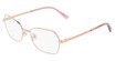 Marchon NYC Eyeglasses TRES JOLIE 210 ROSE GOLD/770