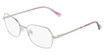 Marchon NYC Eyeglasses TRES JOLIE 210 SILVER/040