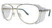 Invincible Safety Eyewear IP 206M Shiny Gold
