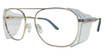 Invincible Safety Eyewear Eyeglasses IP 207M Shiny Gold