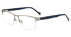 Lucky Brand Eyeglasses VLBD327 SILVER GREY BLUE