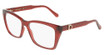 Ferragamo Eyeglasses SF3030E TRANSPARENT RED/616