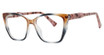 Smart Eyeglasses SMART S2899 Brown Blue/ Pink Demi/C1