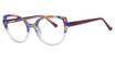 Smart Eyeglasses SMART S2911 Purple Gold Marble/Burgundy/C3