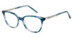 Exces Eyeglasses PRINCESS 193 BLUE CRYSTAL SILVER/529