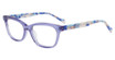 Lucky Brand Eyeglasses VLBD738 PURPLE CRYSTAL + BLUE TEXTURE