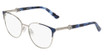 Anne Klein Eyeglasses AK5126 NAVY SILVER/410