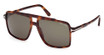 Tom Ford Eyeglasses FT1177 blonde havana / green/53N