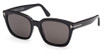 Tom Ford Eyeglasses FT1216 shiny black / smoke/01A
