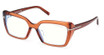 Tom Ford Eyeglasses FT5991-F-B shiny dark brown/048