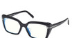 Tom Ford Eyeglasses FT5991-F-B shiny black/001