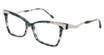 Diva Eyeglasses 5605 BLUE SLATE - SILVER/102