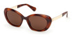 Max&Co. Eyeglasses MO0133 dark havana / brown/52E