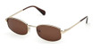 Max&Co. Eyeglasses MO0135 gold / brown/32E