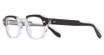 Cutler and Gross Eyeglasses CGOP142047 BLACK ON CRYSTAL/001