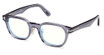 Tom Ford Eyeglasses FT6020-D-B shiny blue/090
