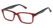 New Globe Eyeglasses M453 Red/Black/RED/BLACK