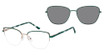REVOLUTION Eyeglasses SERENA Green/GRN