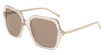 Ferragamo SF2076S TRANSPARENT SAND/278
